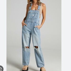 Levi's® Premium Vintage Distressed Denim Overalls